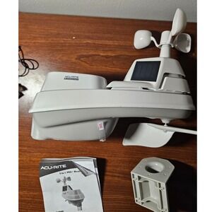 AcuRite 5-in-1 PRO+ Weather Sensor 06014 White Solar Powered Outdoor Monitoring
